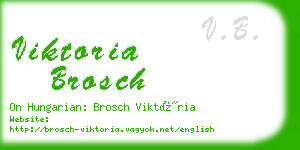 viktoria brosch business card